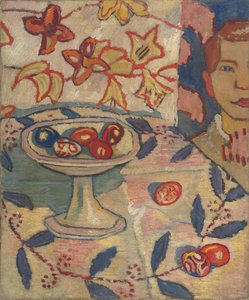 Still Life with Colored Eggs by Villem Ormisson